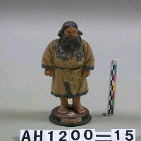 陶塑人種模型—蝦夷人（男性）藏品圖，第1張